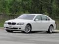 Alpine White 2007 BMW 7 Series 750Li Sedan Exterior