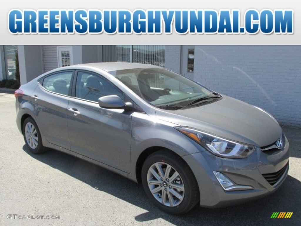 Gray Hyundai Elantra