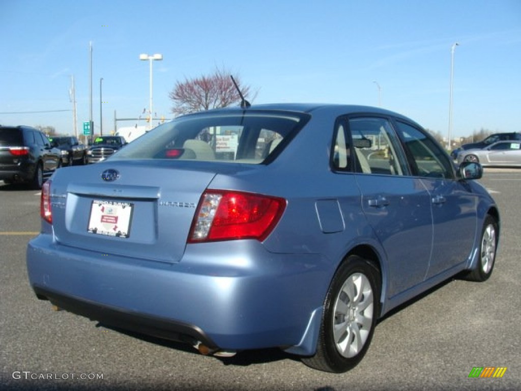 2011 Impreza 2.5i Sedan - Sky Blue Pearl / Ivory photo #4