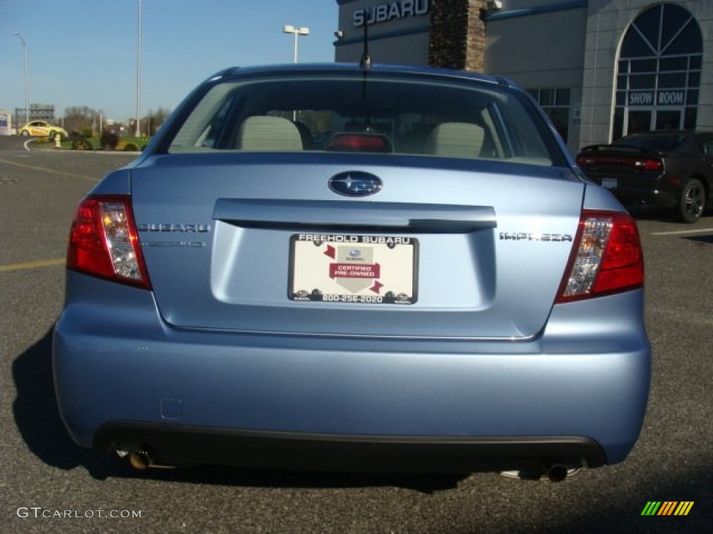 2011 Impreza 2.5i Sedan - Sky Blue Pearl / Ivory photo #5