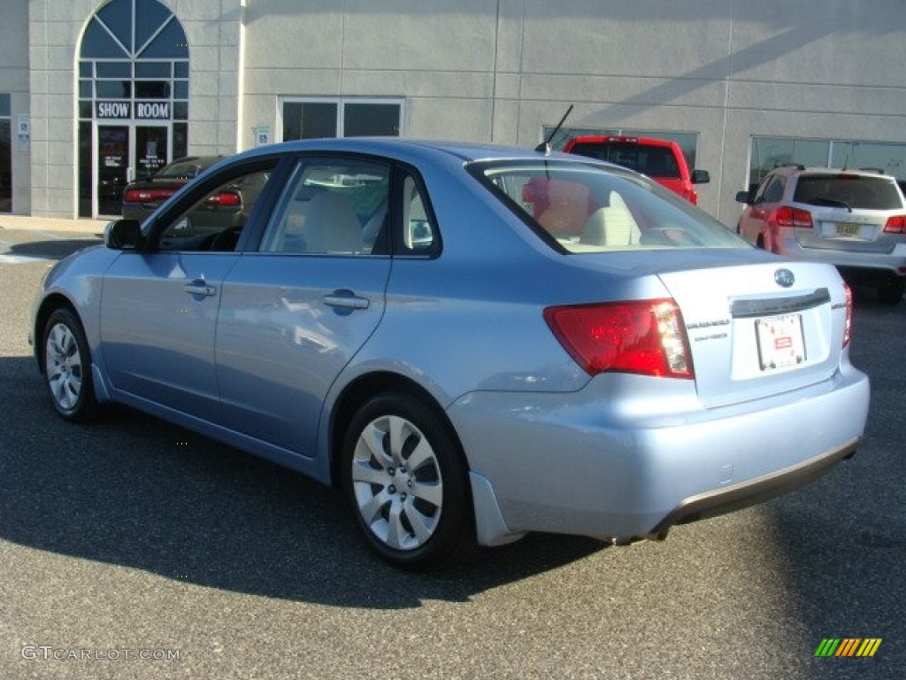 2011 Impreza 2.5i Sedan - Sky Blue Pearl / Ivory photo #7
