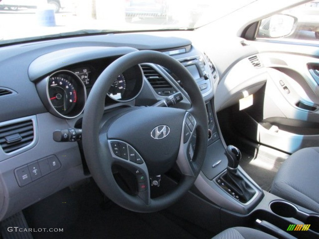 2014 Elantra SE Sedan - Gray / Gray photo #8