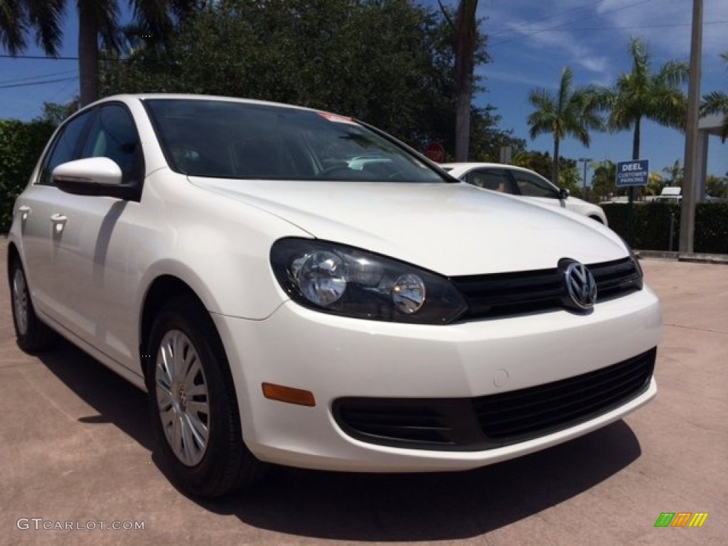 Candy White 2011 Volkswagen Golf 4 Door Exterior Photo #92732791