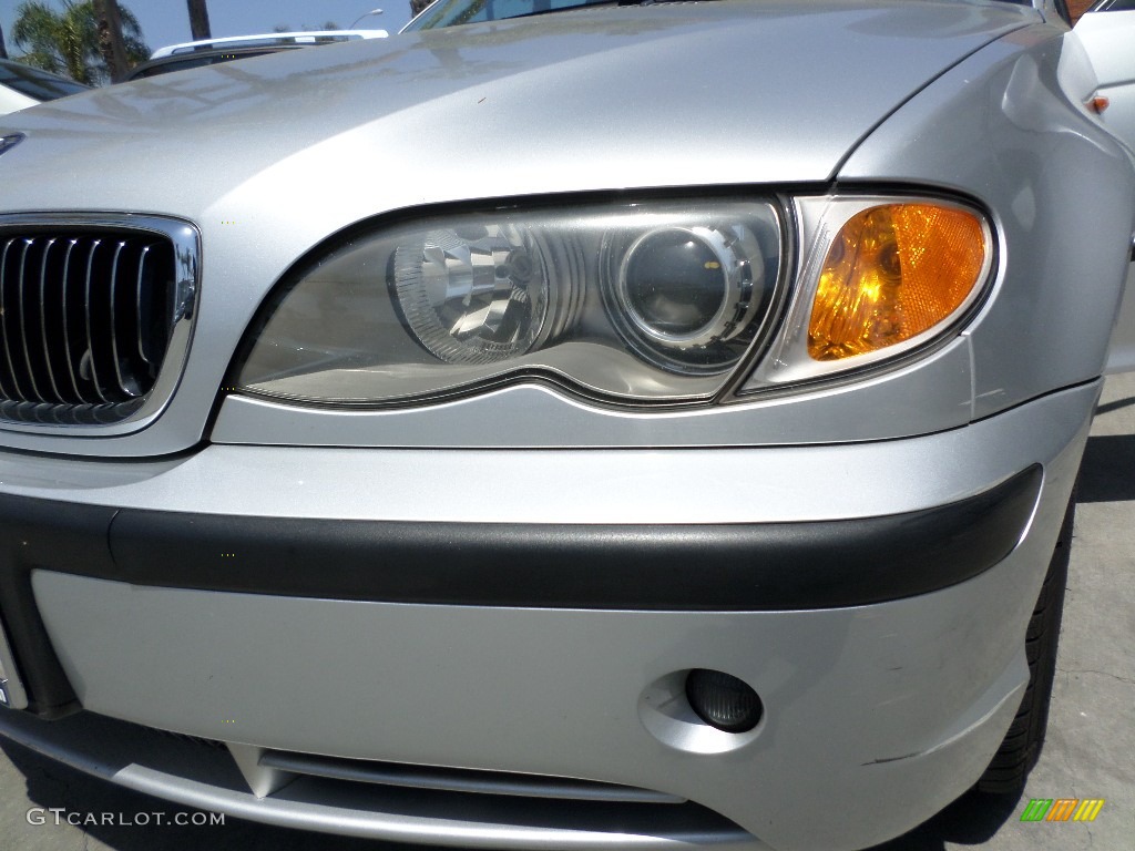 2002 3 Series 330i Sedan - Titanium Silver Metallic / Black photo #20