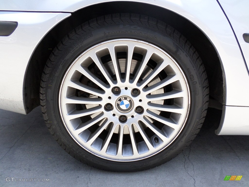 2002 3 Series 330i Sedan - Titanium Silver Metallic / Black photo #23