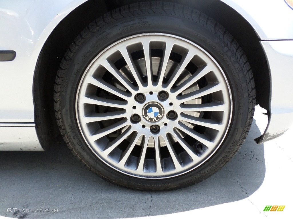 2002 3 Series 330i Sedan - Titanium Silver Metallic / Black photo #24