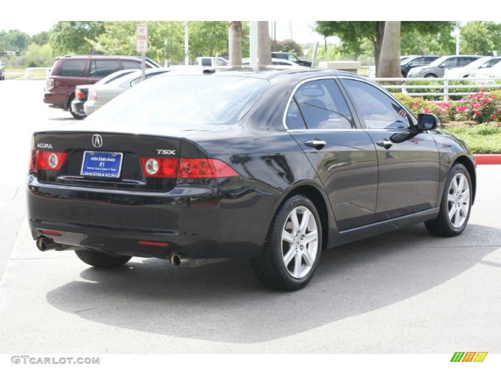 2005 TSX Sedan - Nighthawk Black Pearl / Parchment photo #7