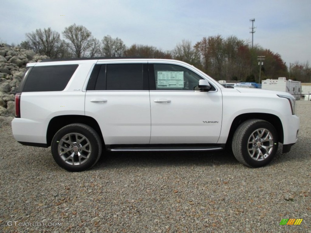 Summit White 2015 GMC Yukon SLE 4WD Exterior Photo #92735482