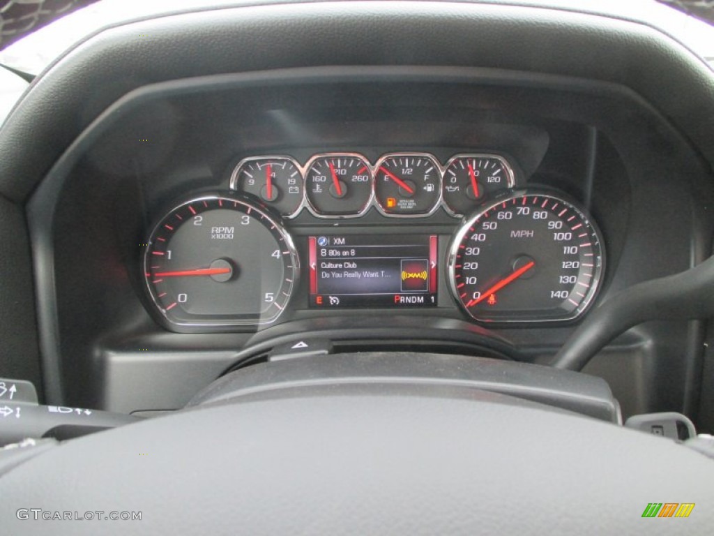 2015 GMC Sierra 3500HD SLE Crew Cab 4x4 Dual Rear Wheel Gauges Photo #92735980