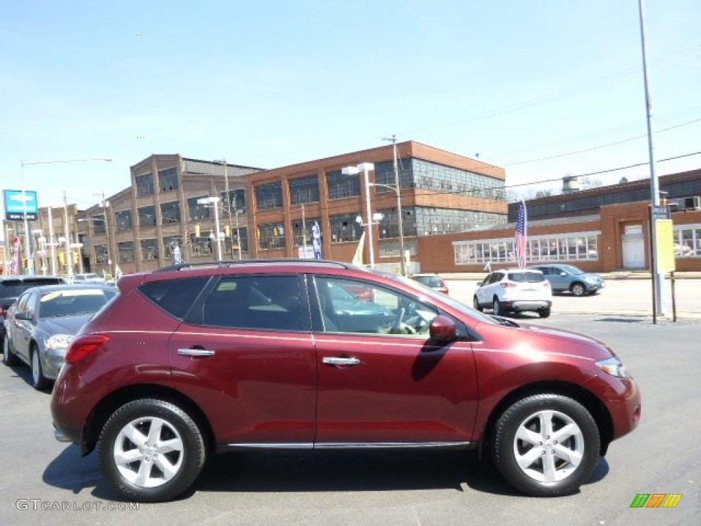 2009 Murano S AWD - Merlot Metallic / Beige photo #1