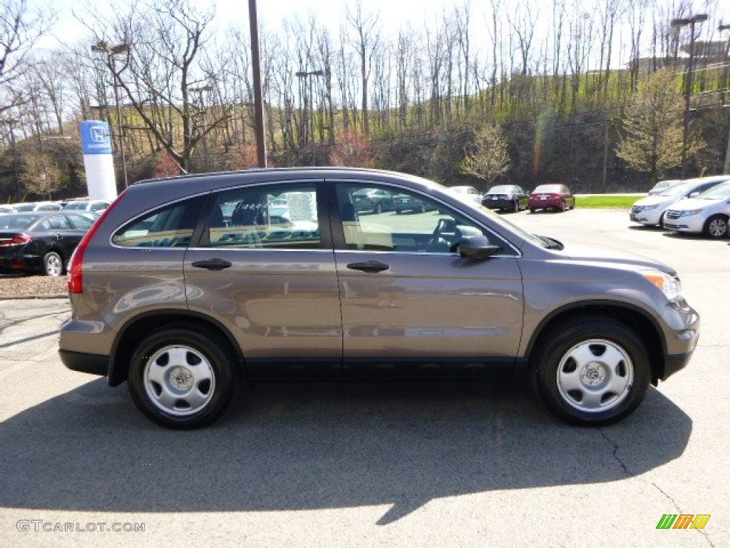 2011 CR-V LX 4WD - Urban Titanium Metallic / Black photo #6