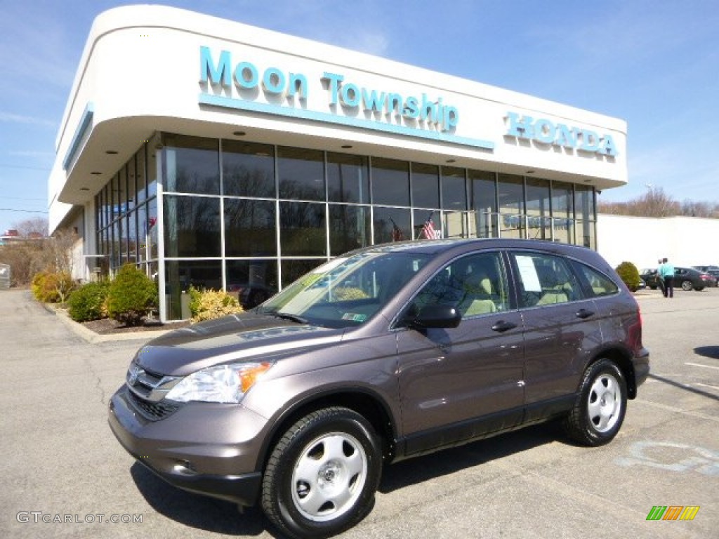 2011 CR-V LX 4WD - Urban Titanium Metallic / Ivory photo #1