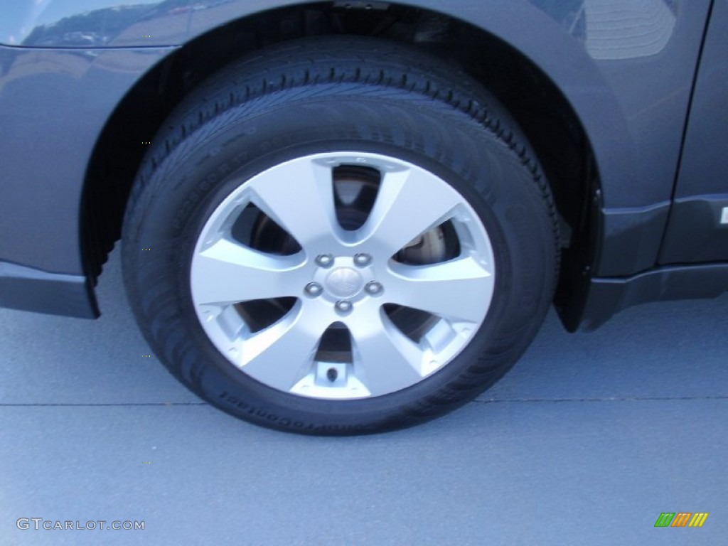 2011 Outback 2.5i Limited Wagon - Graphite Gray Metallic / Off Black photo #13