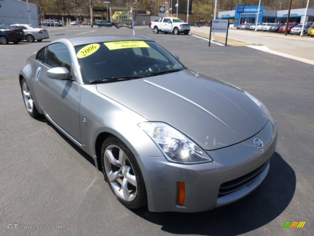 2006 350Z Enthusiast Coupe - Silver Alloy Metallic / Charcoal Leather photo #2
