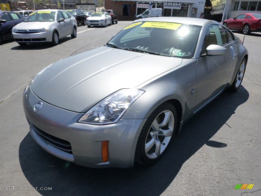 2006 350Z Enthusiast Coupe - Silver Alloy Metallic / Charcoal Leather photo #4