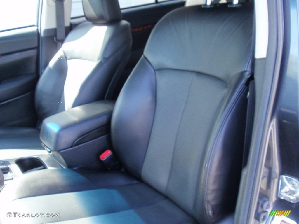 2011 Outback 2.5i Limited Wagon - Graphite Gray Metallic / Off Black photo #36