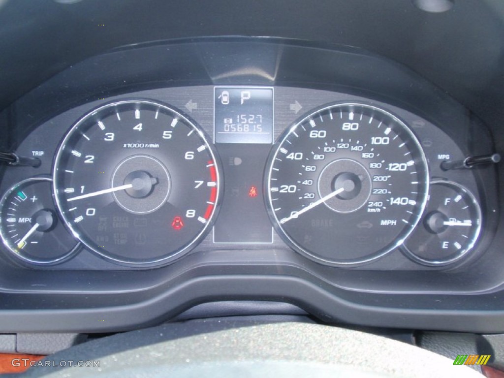 2011 Outback 2.5i Limited Wagon - Graphite Gray Metallic / Off Black photo #42