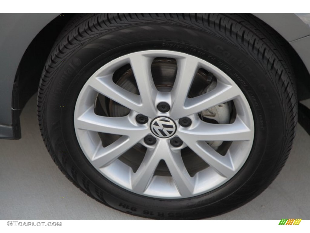 2013 Jetta SE Sedan - Platinum Gray Metallic / Titan Black photo #12