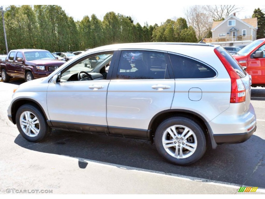 2010 CR-V EX-L - Alabaster Silver Metallic / Gray photo #11