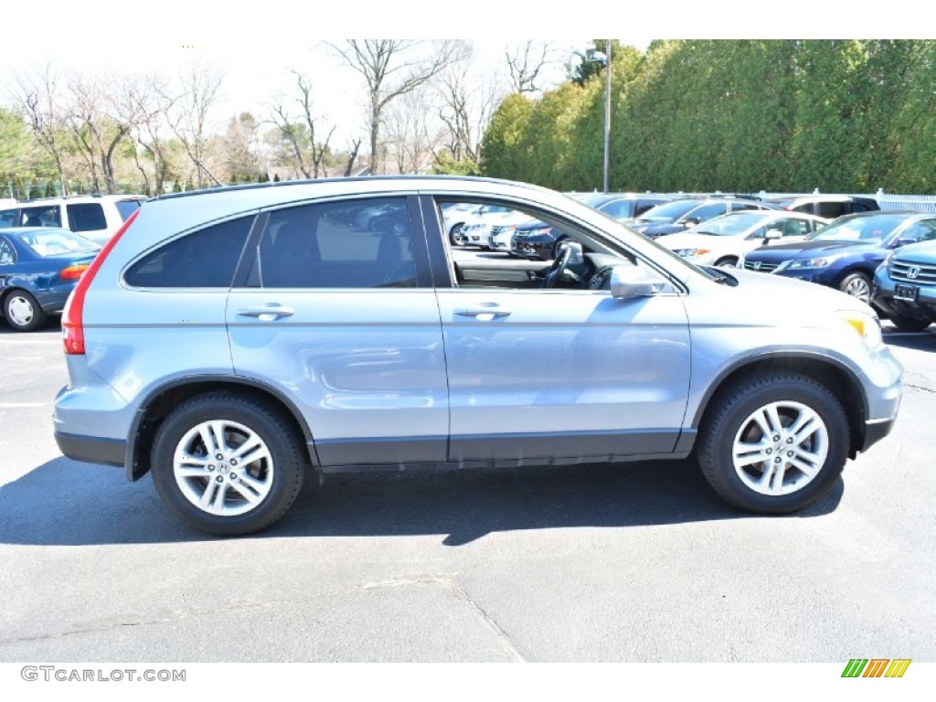 2011 CR-V EX-L 4WD - Glacier Blue Metallic / Gray photo #4