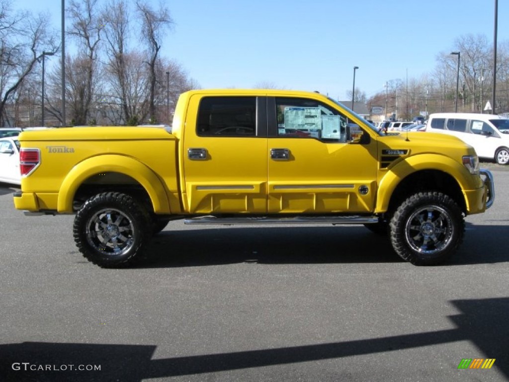 2014 F150 Tonka Edition Crew Cab 4x4 - Tonka Edition Iconic Yellow / Black photo #8