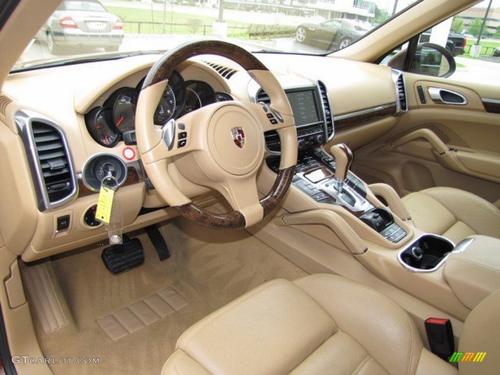 Luxor Beige Interior 2011 Porsche Cayenne Standard Cayenne Model Photo #92745577