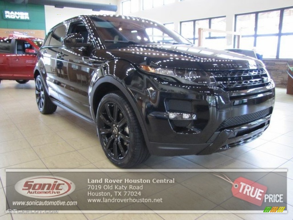 2014 Range Rover Evoque Dynamic - Santorini Black Metallic / Dynamic Ebony/Cirrus Stitch photo #1