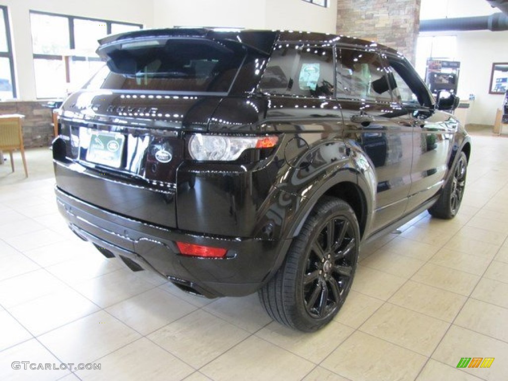 2014 Range Rover Evoque Dynamic - Santorini Black Metallic / Dynamic Ebony/Cirrus Stitch photo #6