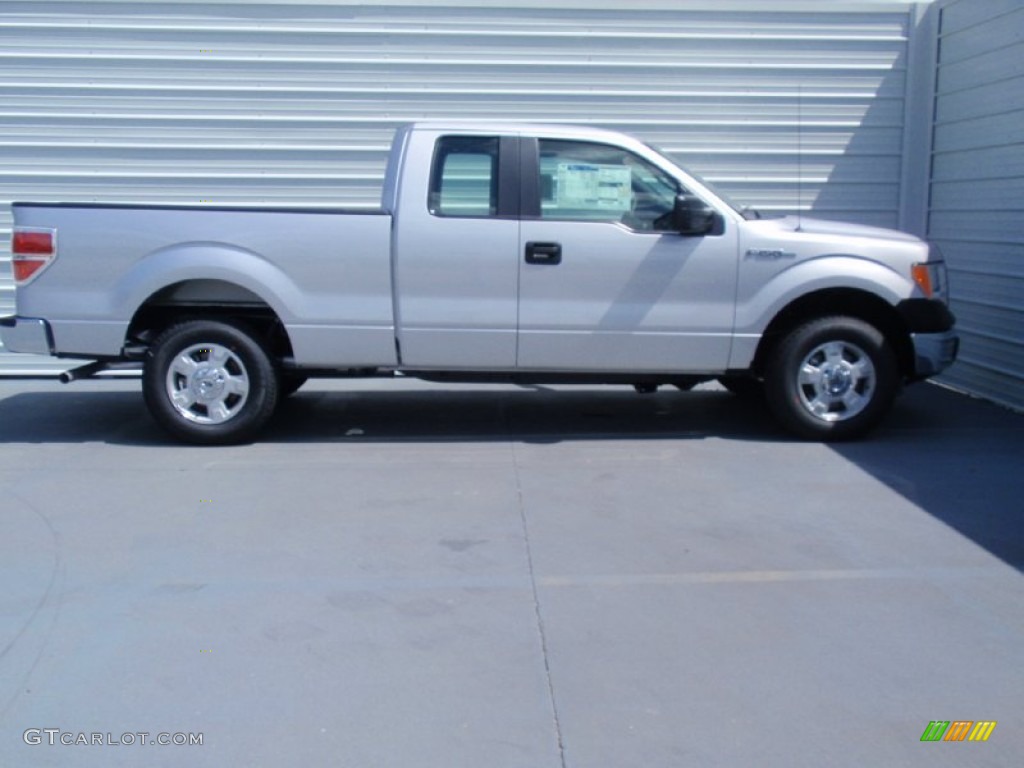 2014 F150 XL SuperCab - Ingot Silver / Steel Grey photo #3