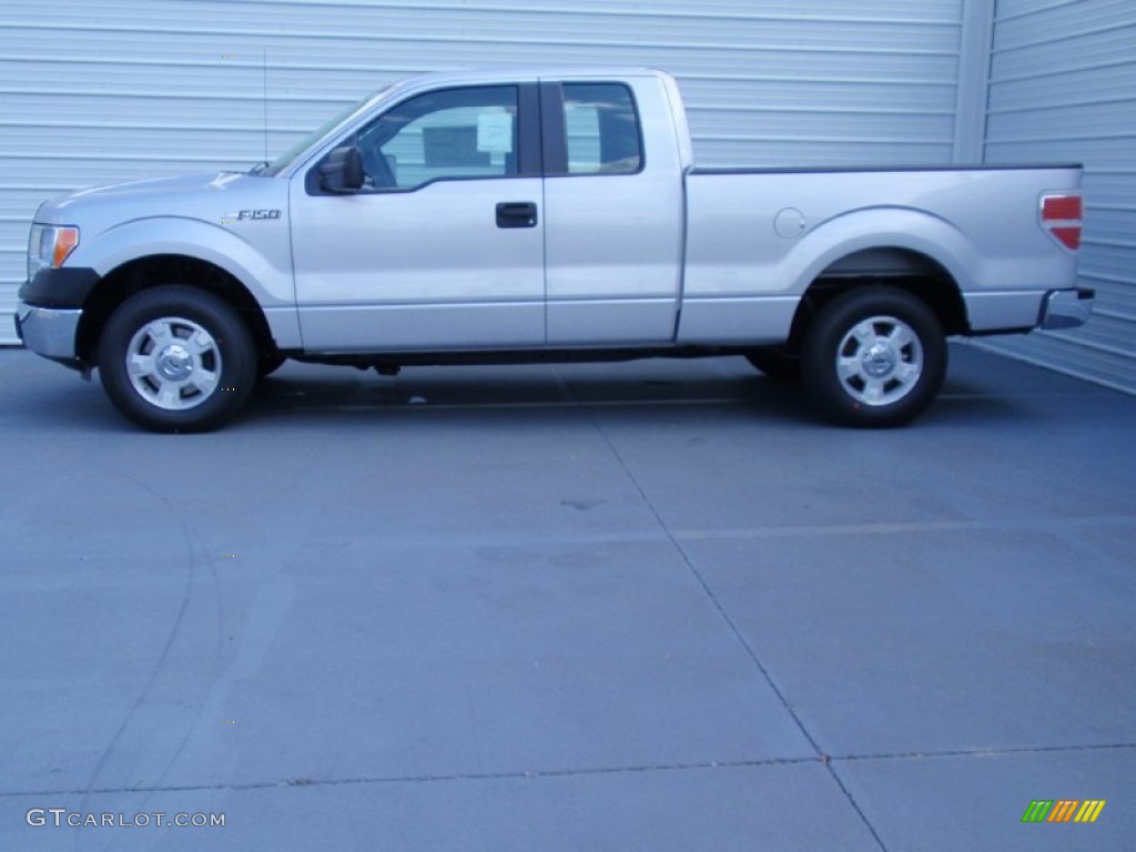 2014 F150 XL SuperCab - Ingot Silver / Steel Grey photo #6