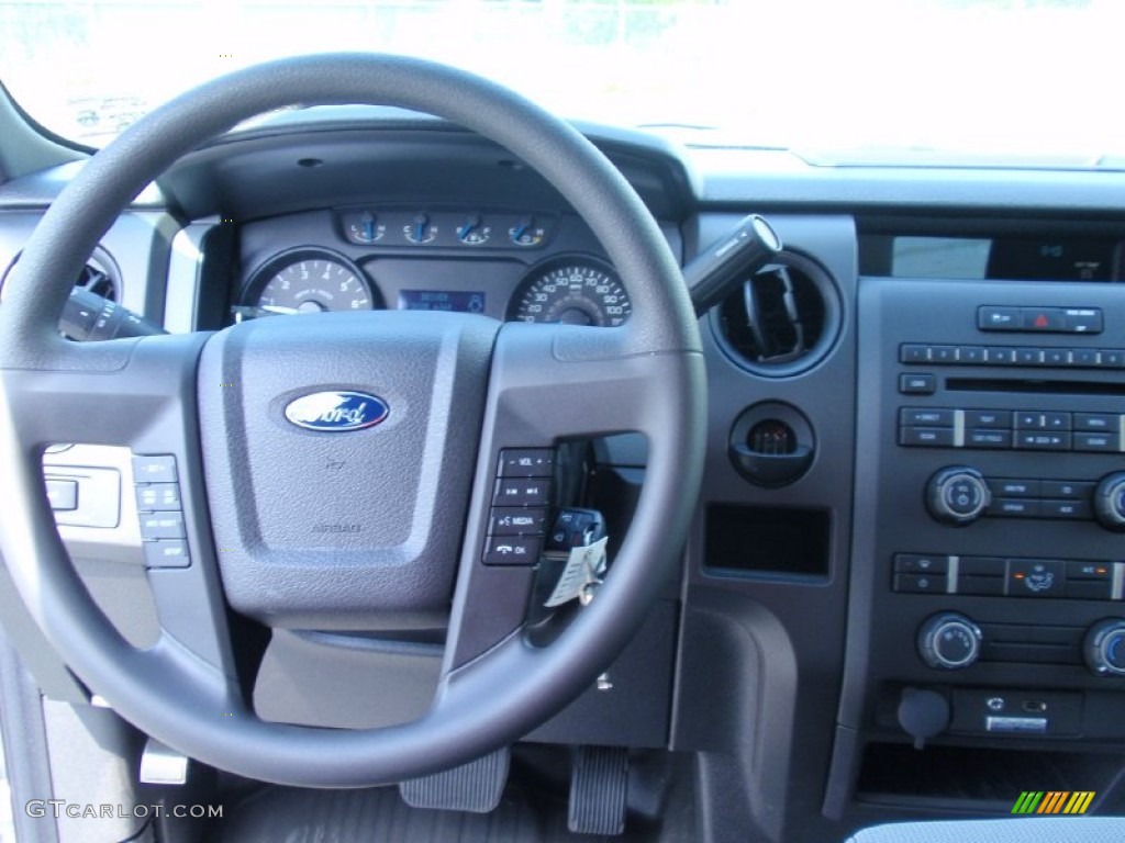 2014 F150 XL SuperCab - Ingot Silver / Steel Grey photo #28