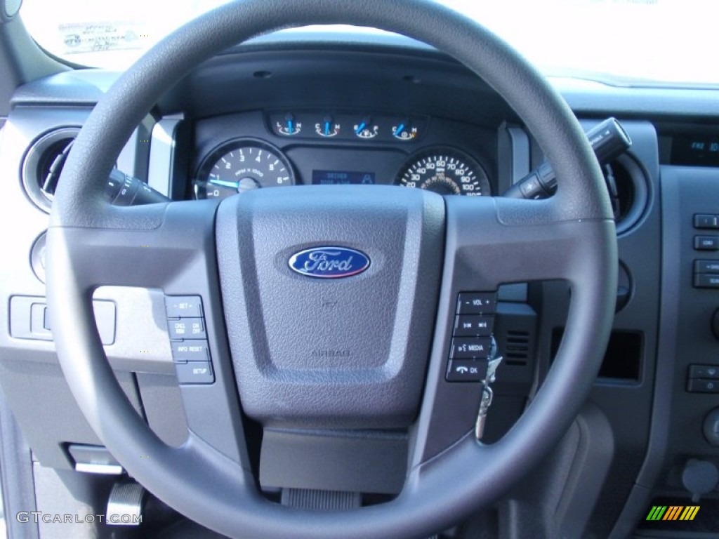 2014 F150 XL SuperCab - Ingot Silver / Steel Grey photo #30