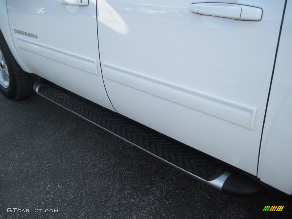 2013 Suburban LT 4x4 - Summit White / Light Titanium/Dark Titanium photo #7