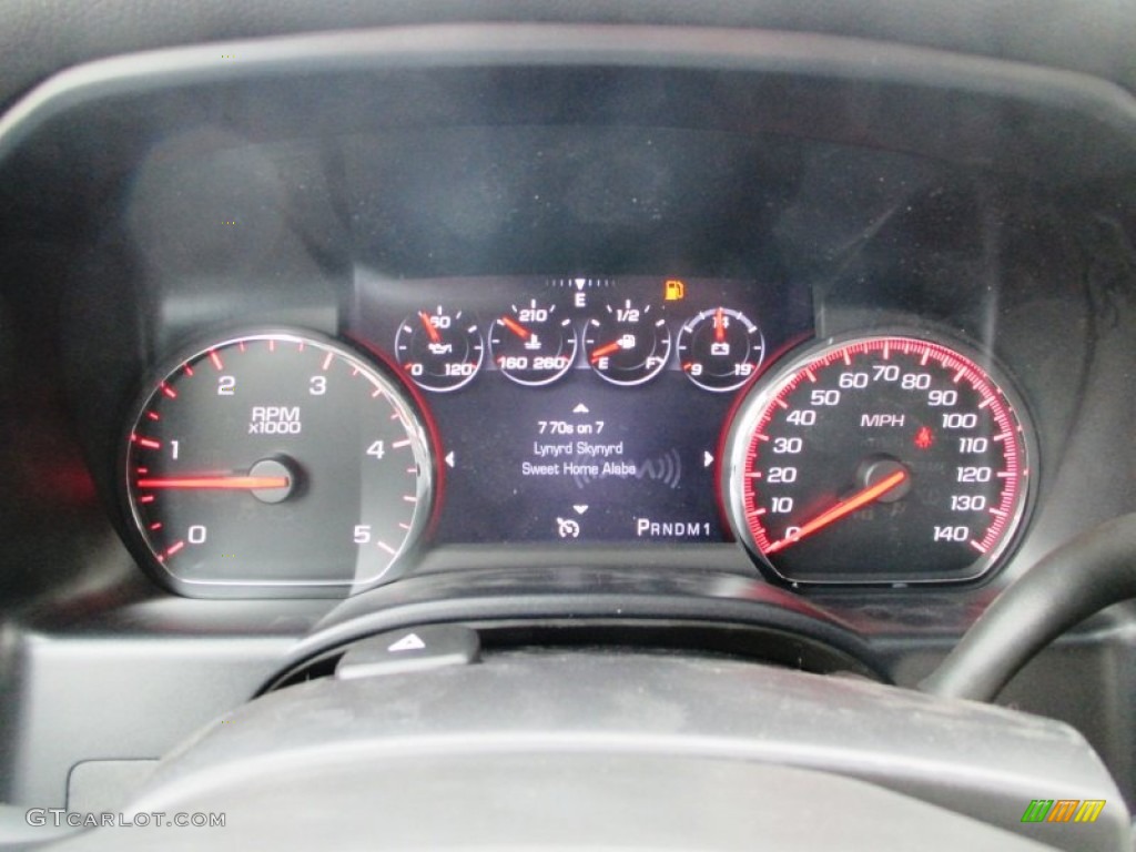 2015 GMC Sierra 3500HD Denali Crew Cab 4x4 Dual Rear Wheel Gauges Photo #92753302