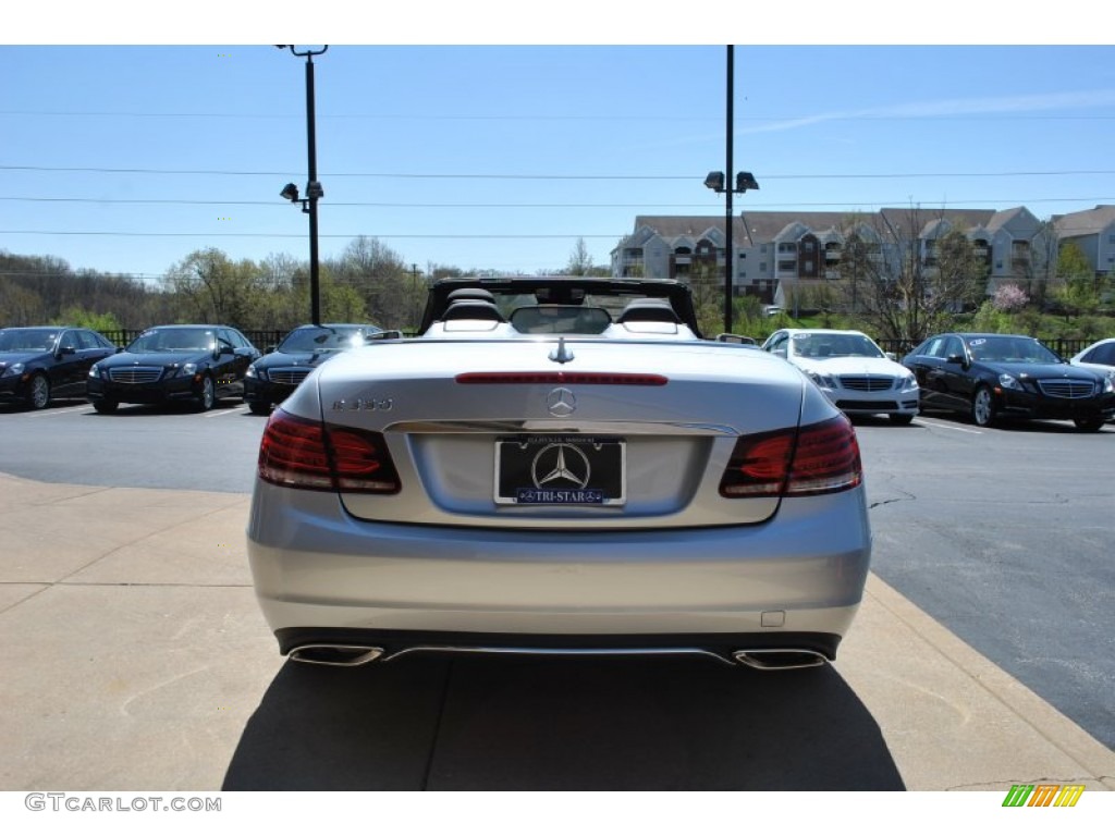 2014 E 350 Cabriolet - Iridium Silver Metallic / Black photo #3