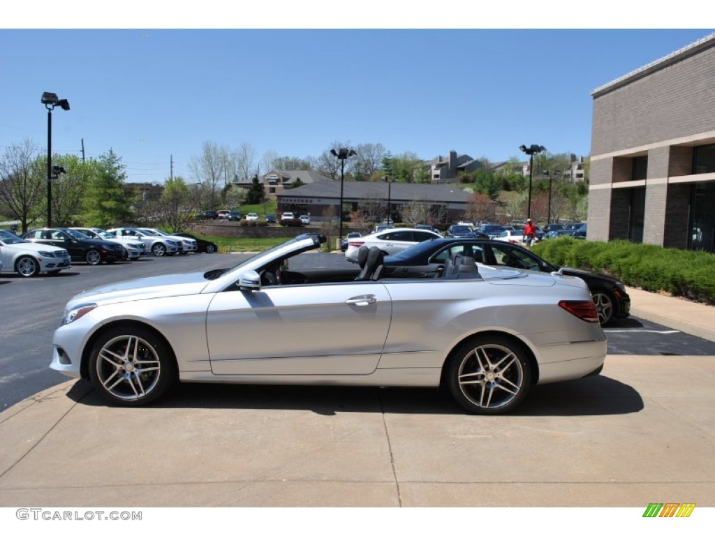 2014 E 350 Cabriolet - Iridium Silver Metallic / Black photo #5