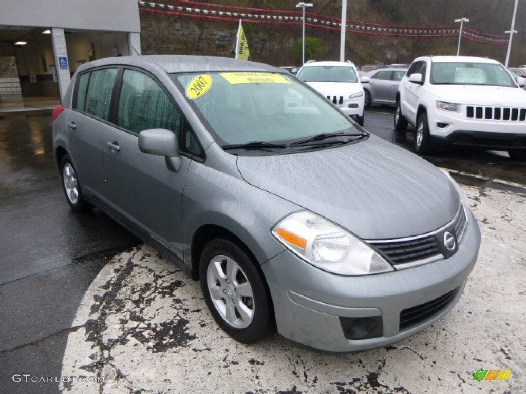 2007 Versa S - Magnetic Grey Metallic / Charcoal photo #7