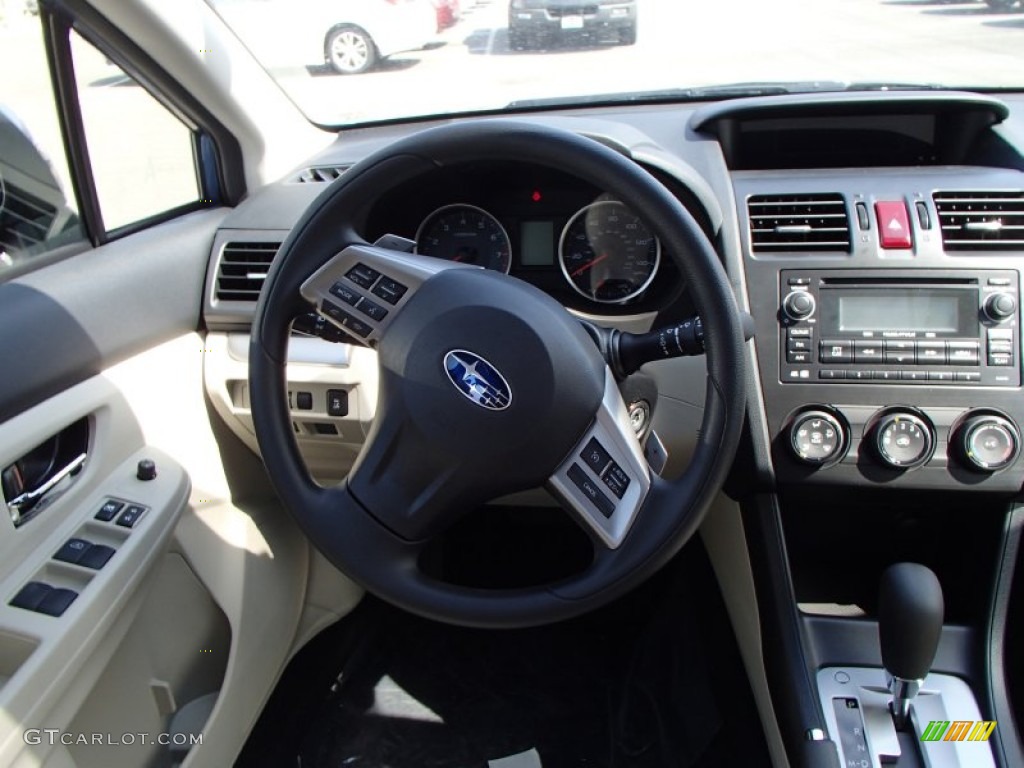 2014 XV Crosstrek 2.0i Premium - Quartz Blue Pearl / Ivory photo #7