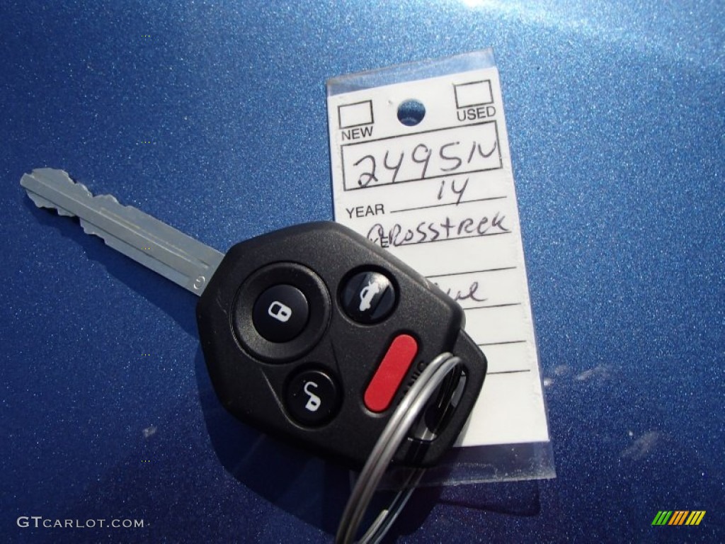 2014 XV Crosstrek 2.0i Premium - Quartz Blue Pearl / Ivory photo #11