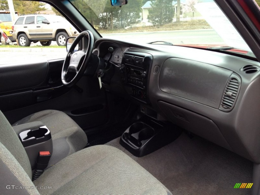 2002 Ranger XLT SuperCab 4x4 - Toreador Red Metallic / Dark Graphite photo #12