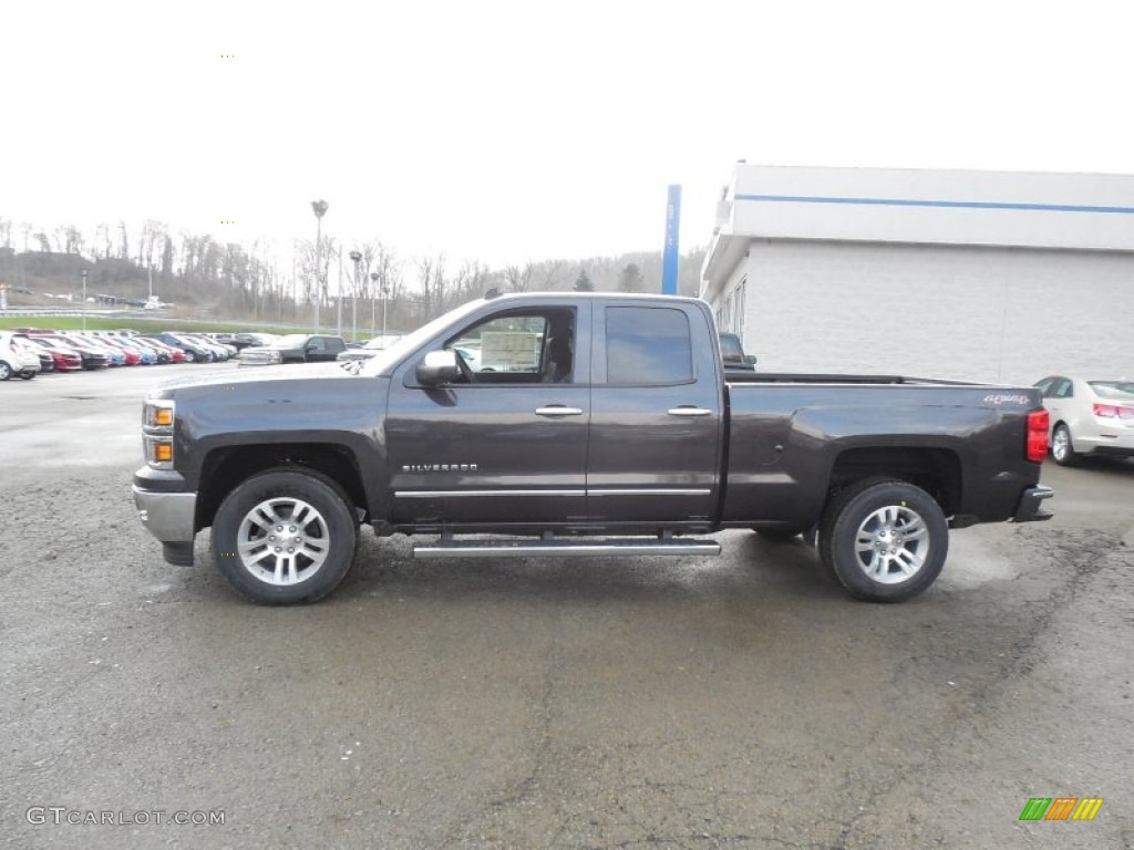 2014 Silverado 1500 LTZ Double Cab 4x4 - Tungsten Metallic / Jet Black photo #2