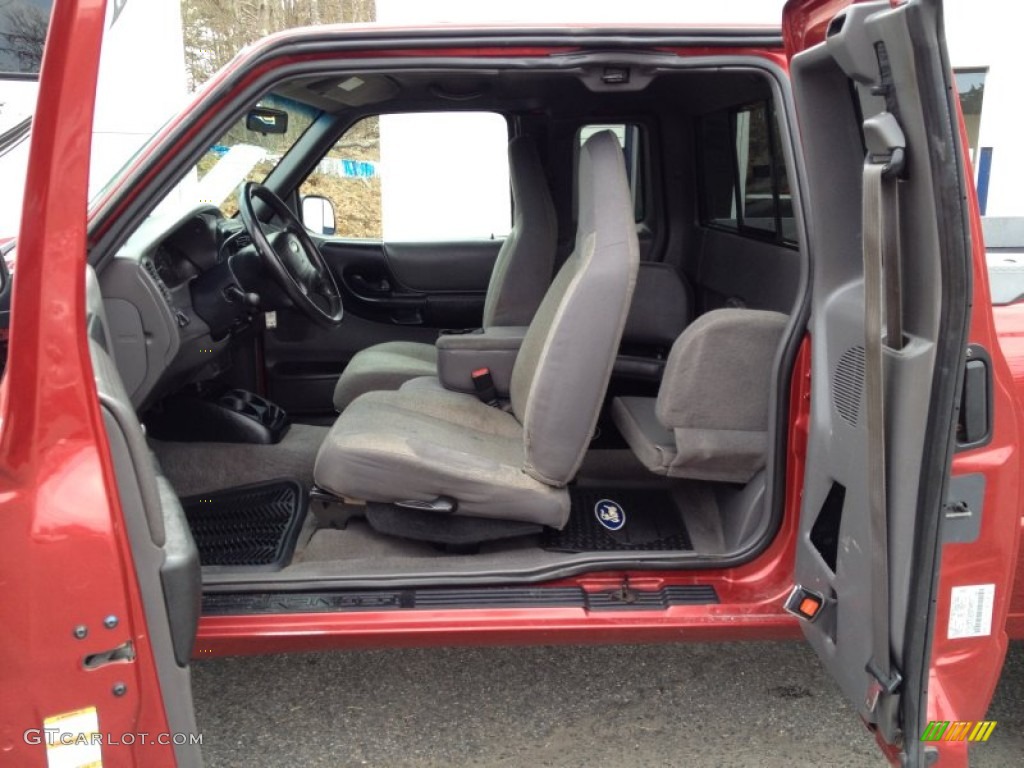 2002 Ranger XLT SuperCab 4x4 - Toreador Red Metallic / Dark Graphite photo #26