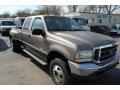 2004 Arizona Beige Metallic Ford F350 Super Duty Lariat Crew Cab 4x4 Dually  photo #2