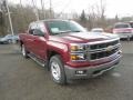 2014 Deep Ruby Metallic Chevrolet Silverado 1500 LT Crew Cab 4x4  photo #10