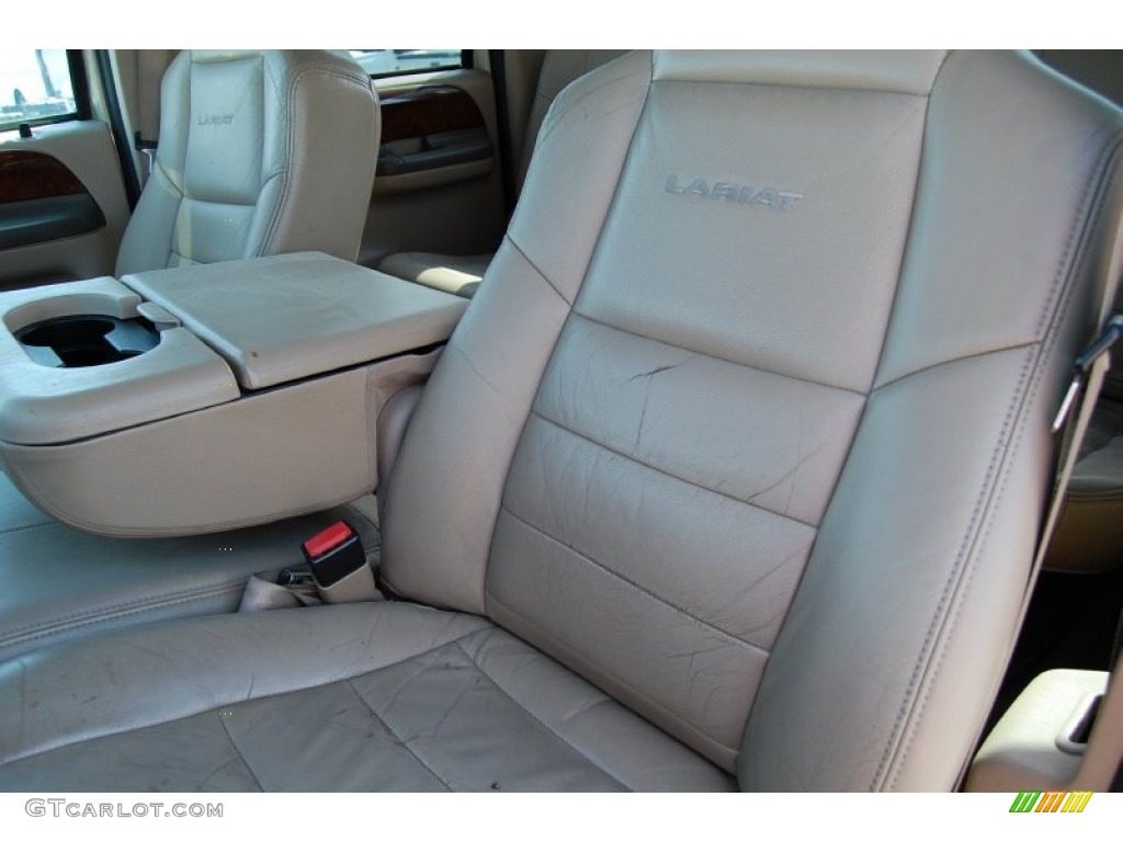 2004 F350 Super Duty Lariat Crew Cab 4x4 Dually - Arizona Beige Metallic / Medium Parchment photo #12