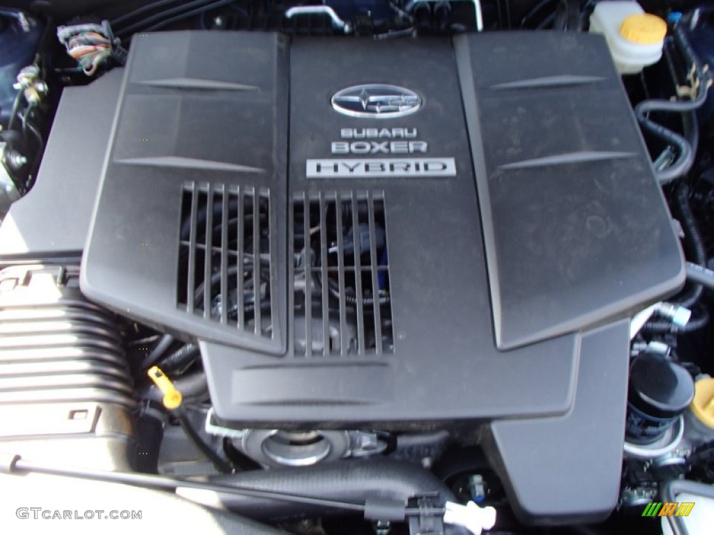 2014 XV Crosstrek Hybrid Touring - Quartz Blue Pearl / Ivory photo #10