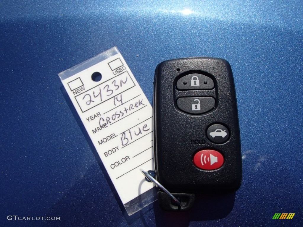 2014 XV Crosstrek Hybrid Touring - Quartz Blue Pearl / Ivory photo #11