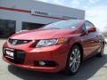 2012 Sunburst Orange Pearl Honda Civic Si Coupe  photo #2