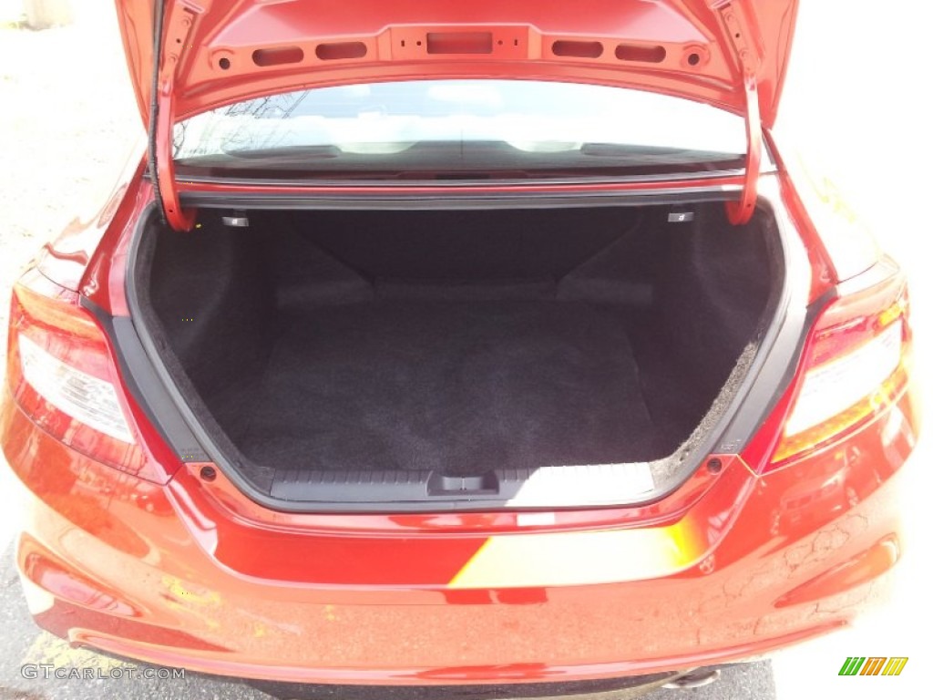 2012 Civic Si Coupe - Sunburst Orange Pearl / Black photo #13