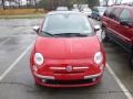 2012 Rosso Brillante (Red) Fiat 500 Lounge  photo #2